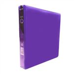 CARPETA ARILLO 1"  O MORADO NEON CON VENTANA SAMSILL