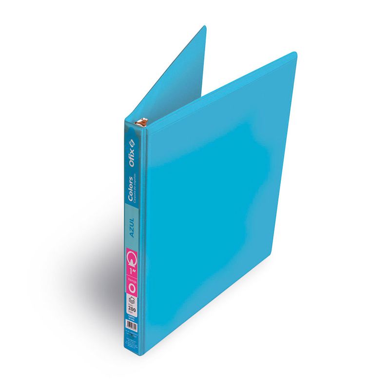 CARPETA ARILLO 1" O AZUL CL CON VENTANA OFIX