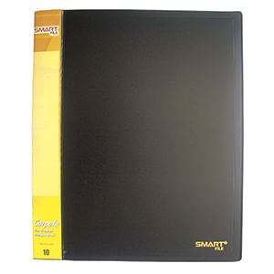 Carpeta Carta Con 10 Micas Negro 22401