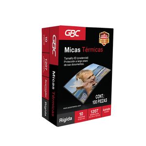 Mica Termica 1207 Tipo Postal 9X13.5Cm 100Pzas (10Mil) M130164