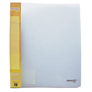 Carpeta Carta Con 20 Micas Blanco Transparente 22547