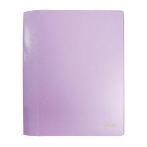 Carpeta Carta Con 20 Micas Lila Pastel 22511