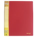 CARPETA CARTA CON 20 MICAS ROJO SOLIDO