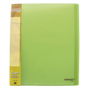 Carpeta Carta Con 20 Micas Vrde Transp 22544