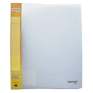 Carpeta Carta Con 40 Micas Blanco Transp 22837