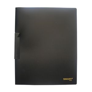 Carpeta Carta Plastico Con Clip Negro Solido 21824