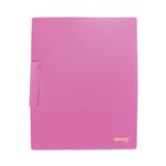CARPETA CARTA PLASTICO CON CLIP ROSA COOL COLORS