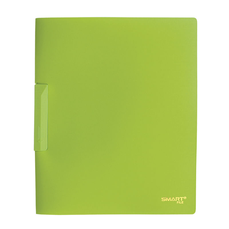CARPETA CARTA PLASTICO CON CLIP VERDE COOL COLORS