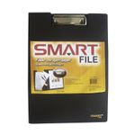 CARPETA CARTA PORTABLOCK CON AGARRAPAPEL NEGRO