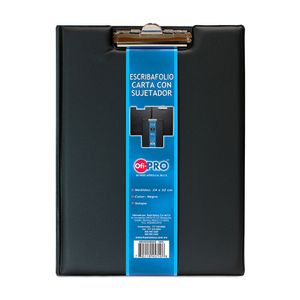 Carpeta Ejecutiva Carta Con Sujetador Negro 457-10