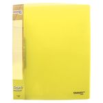 CARPETA PLASTICA CARTA CON PALANCA PLASTICO AMARILLO TRANSPARENTE