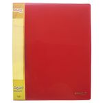 CARPETA PLASTICA CARTA CON PALANCA ROJO TRANSPARENTE