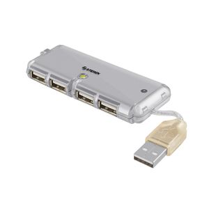Mini Hub Con 4 Puertos Usb 2.0, Steren Usb-510