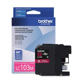 CARTUCHO DE TINTA BROTHER LC103M MAGENTA