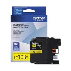 Cartucho De Tinta Brother Lc103Y Amarillo Lc103Y