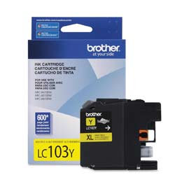 CARTUCHO DE TINTA BROTHER LC103Y AMARILLO