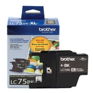 Cartucho De Tinta Brother Lc75Bk Negro Lc75Bk