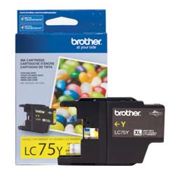 CARTUCHO DE TINTA BROTHER LC75Y AMARILLO