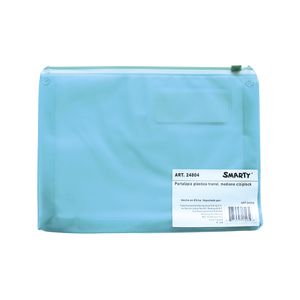 Lapicera Plastico Con Ziplock Mediano Traslucido 24804