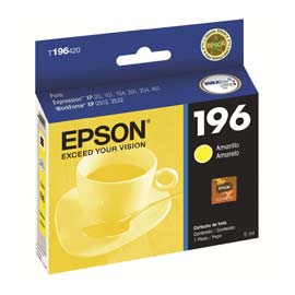 CARTUCHO DE TINTA EPSON 196 AMARILLO