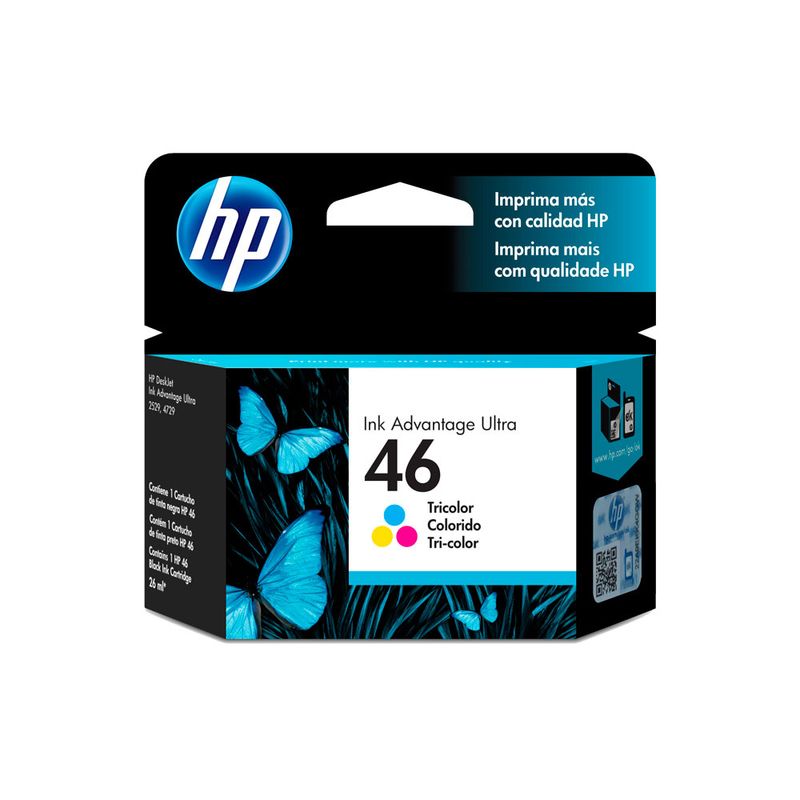 CARTUCHO DE TINTA HP 46 COLOR CZ638AL