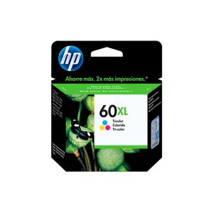 Cartucho De Tinta Hp 60Xl Color Original Cc644Wl