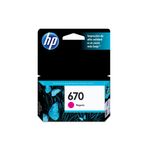 CARTUCHO DE TINTA HP 670 MAGENTA CZ115AL