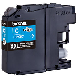 CARTUCHO DE TINTA SUPER ALTO RENDIMIENTO BROTHER LC505C CYAN