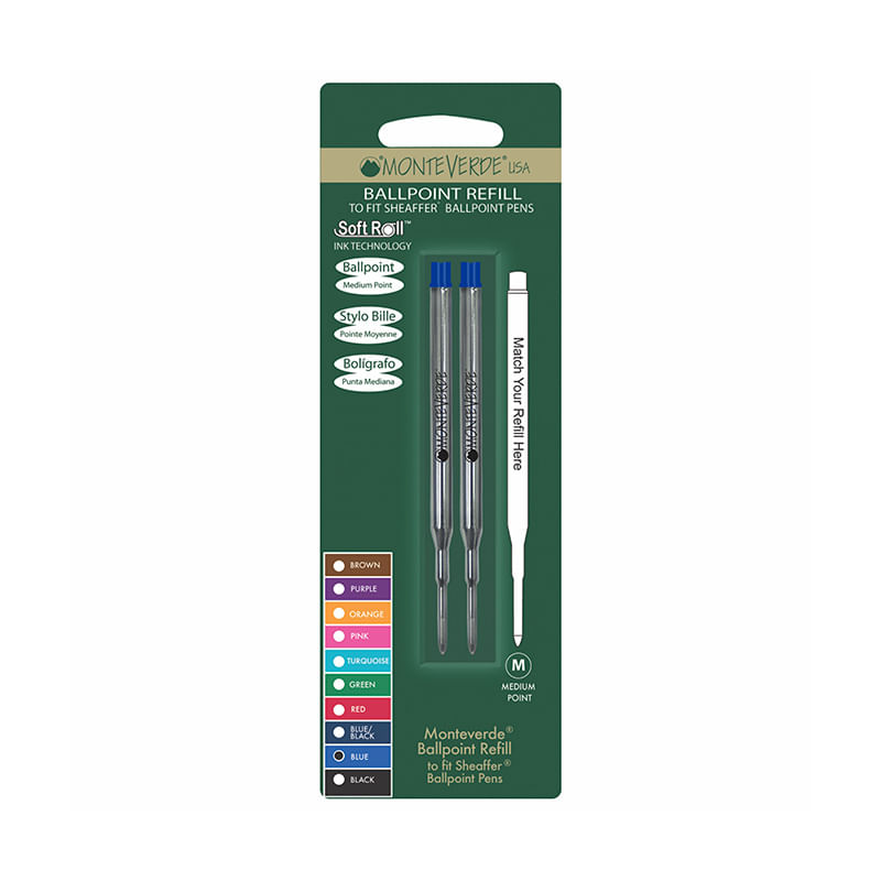 REPUESTO PM AZUL BOLIGRAFO SHEAFER BLT C/2 MONTEVERDE
