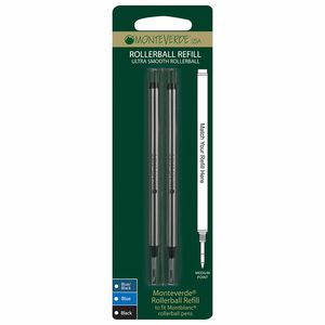 Repuesto Pm Azul Roller Montblanc M232 Blt C/2 Monteverde M232Bu