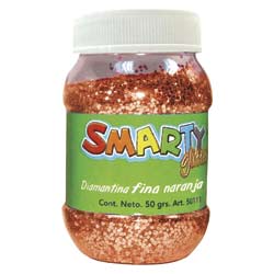 DIAMANTINA FINA BOTE C/50G NARANJA