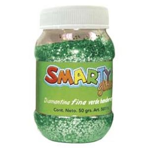 Diamantina Fina Bote C/50G Verde Band 50119