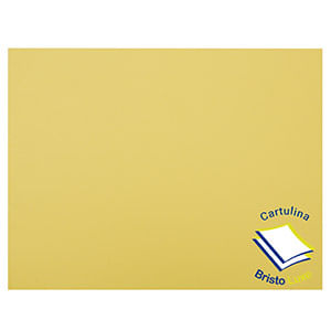 CARTULINA AMARILLO 50X65CM 59K BRISTOL