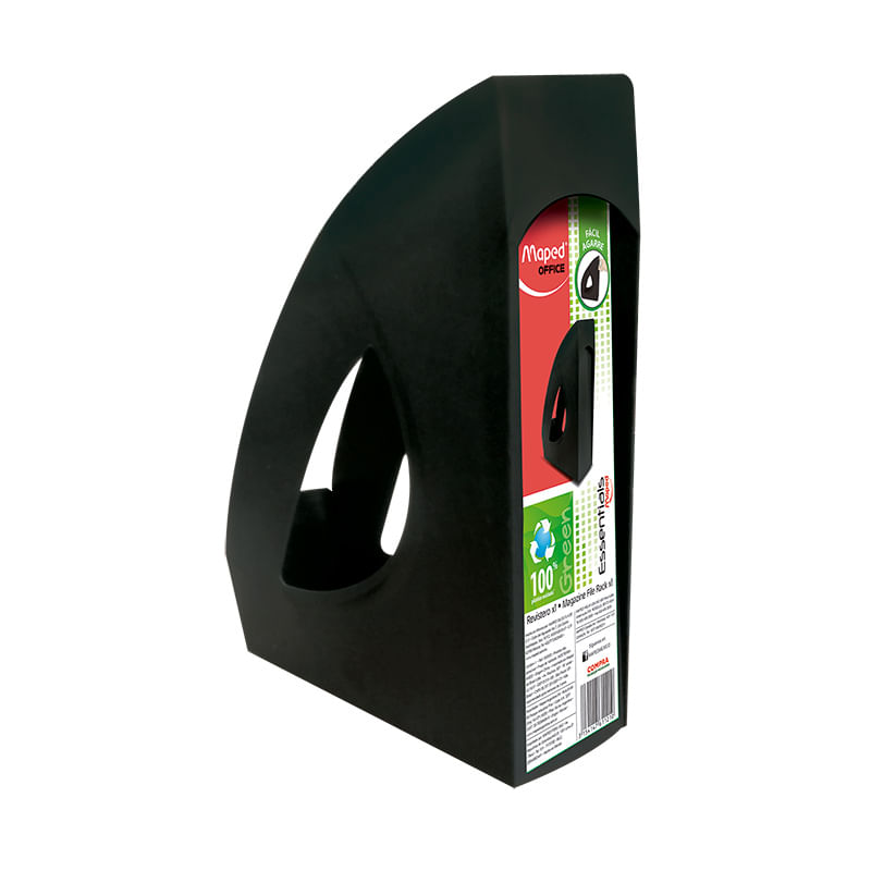 REVISTERO VERTICAL CARTA NEGRO ESSENTIALS GREEN