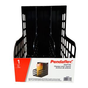 Revistero Vertical Negro Con Separadores Deslizables 23004
