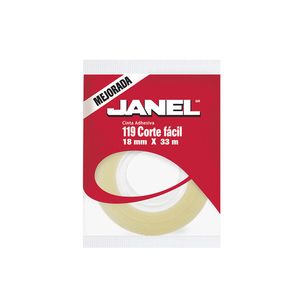 Cinta Adhesiva Corte Facil 119 18X33 Janel 1191833100