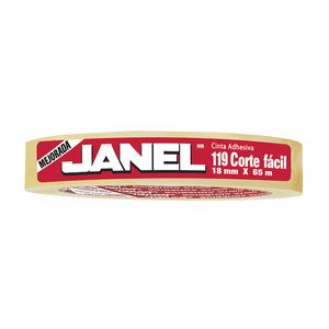 Cinta Adhesiva Corte Facil 119 18X65 Janel 1191865100