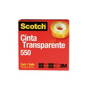 Cinta Adhesiva Transp 550 .19X33M Acetato 70071085891