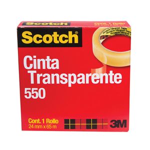 Cinta Adhesiva Transp 550 .24X65M Acetato 70071085917