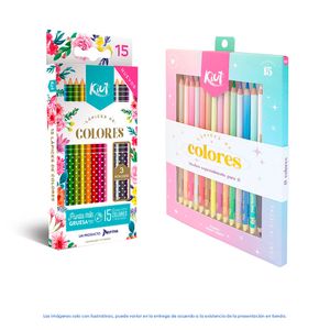 Lapices De Color 15-L Red Kiut 552170