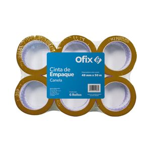 Cinta Empaque Canela 48X50M Ofix Con 6 0664850700Ofix