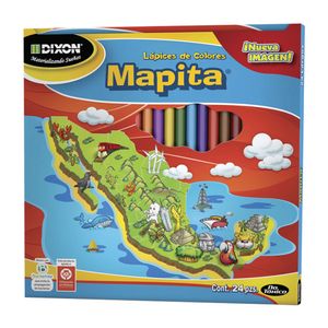 Lapices De Color 24-L Red Mapita 1931