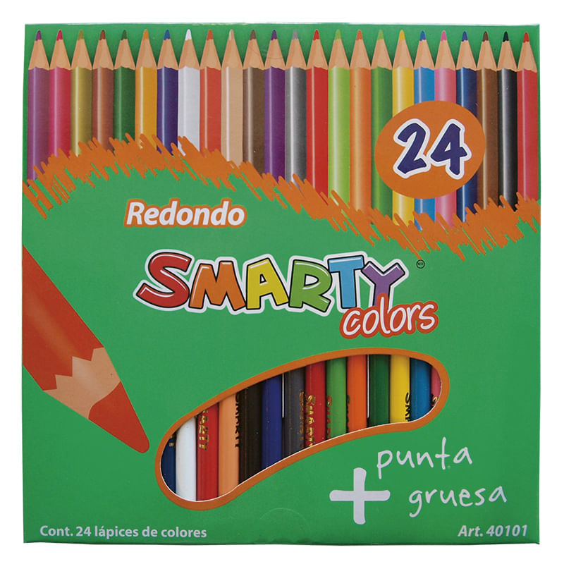 LAPICES DE COLOR 24-L RED SMARTY