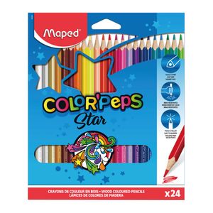 Lapices De Color 24-L Triangular Colorpeps 183224Zv