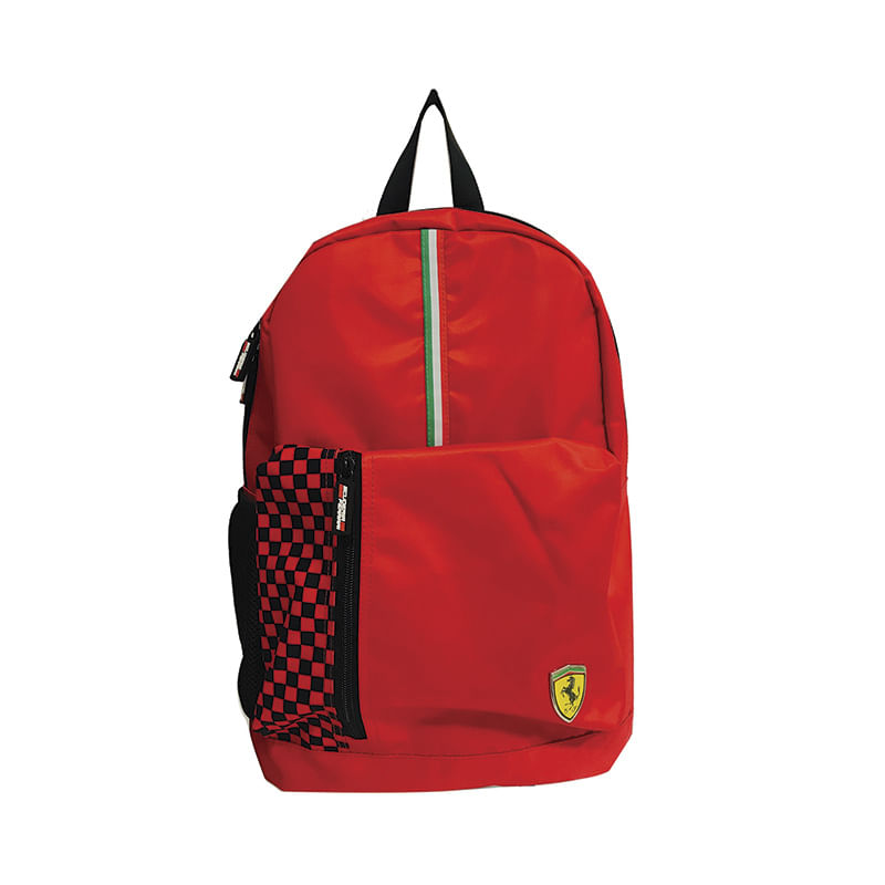 MOCHILA JUVENIL ROJA FERRARI