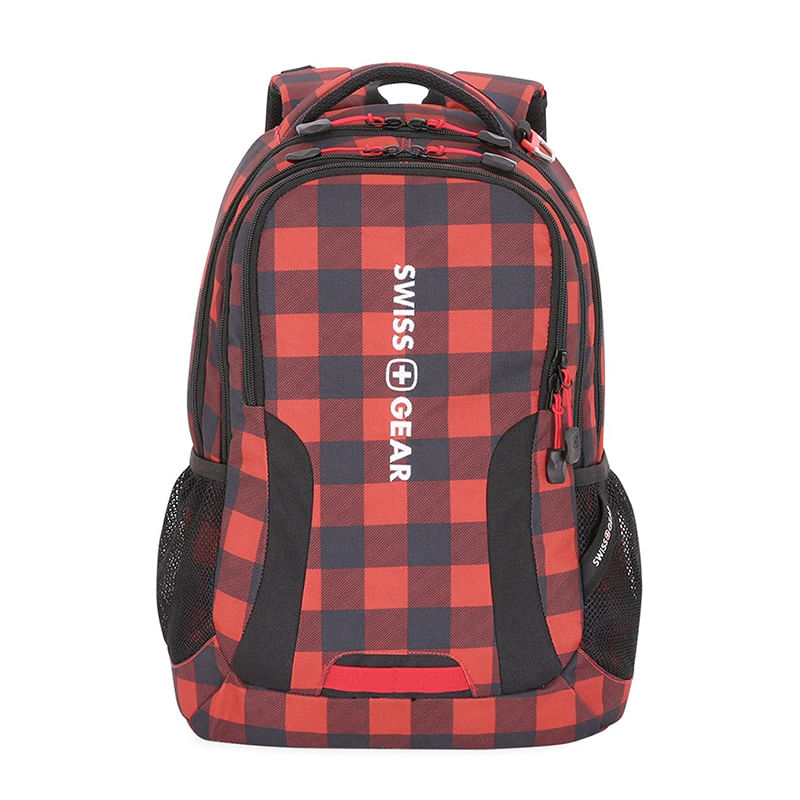 MOCHILA PARA LAPTOP SWISSGEAR 14" CUADROS ROJOS