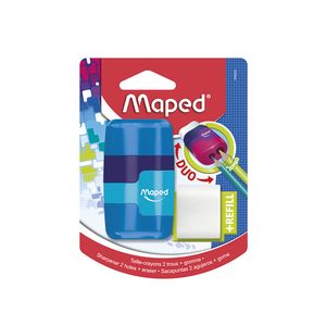 Sacapuntas Con Deposito Y Goma Connect 2 Orificios Blt 049220