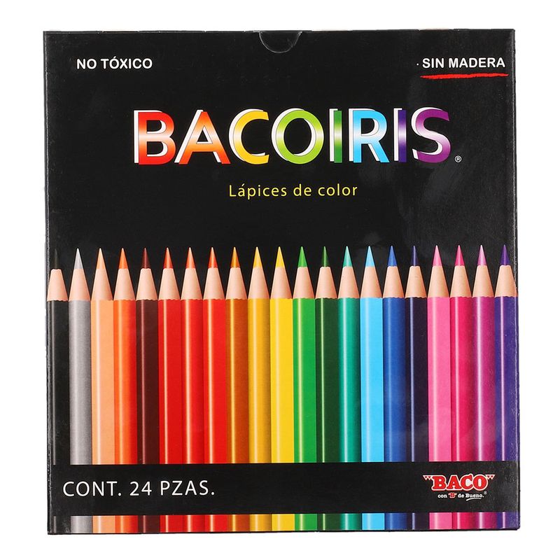LAPICES DE COLORES 24-L BACOIRIS