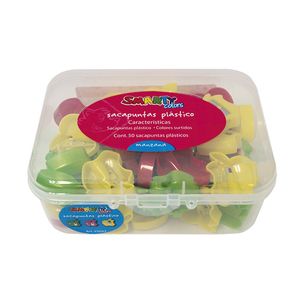 Sacapuntas Plastico Manzana C/50 25093