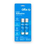 LAPIZ ADHESIVO 10GRS OFIX BLT C/2